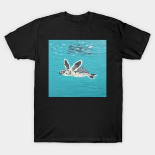 swim baby turtle T-Shirt